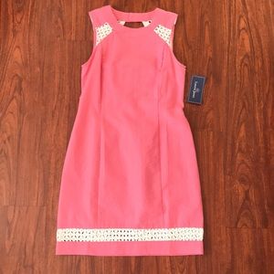 NWT Lauren James Sloane Seersucker Dress in Pink